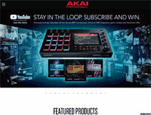 Tablet Screenshot of akaipro.com